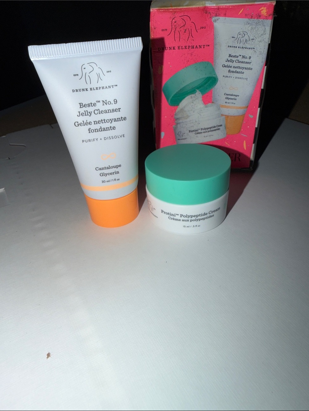 Drunk Elephant - White, Green, Orange Skincare Set